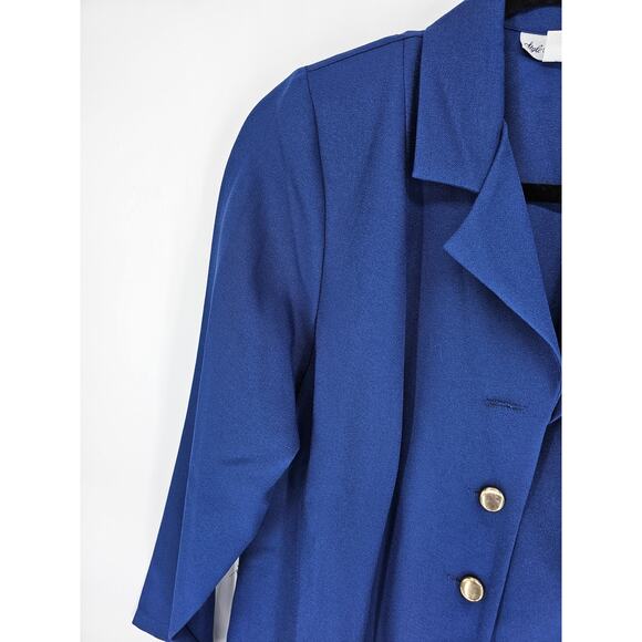 Style Setter Fashions Women's Long Sleeve Collar Button Front Jacket Size A4 - Picture 2 of 4